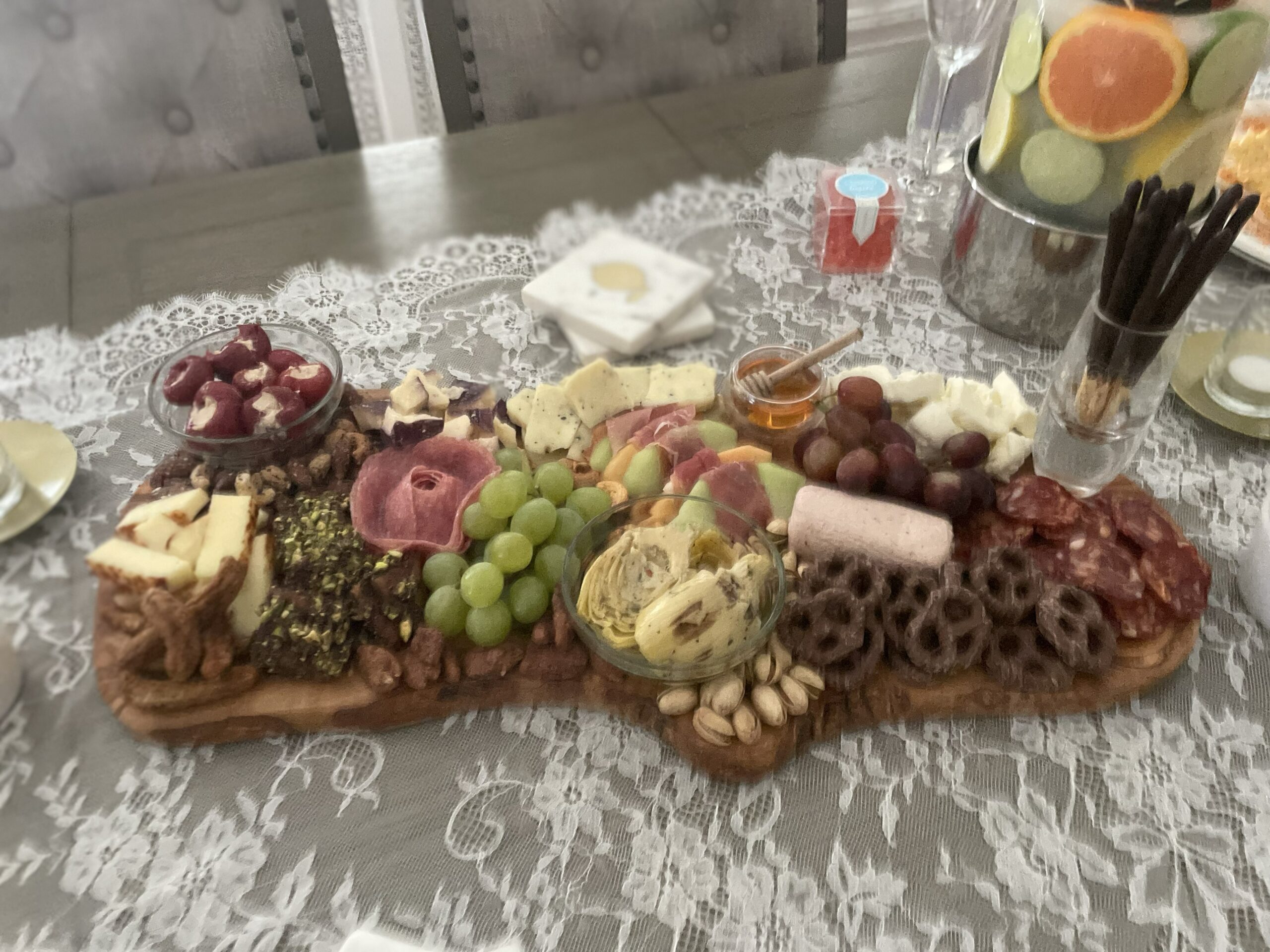 Elegant charcuterie spread by Maison Mulrooney