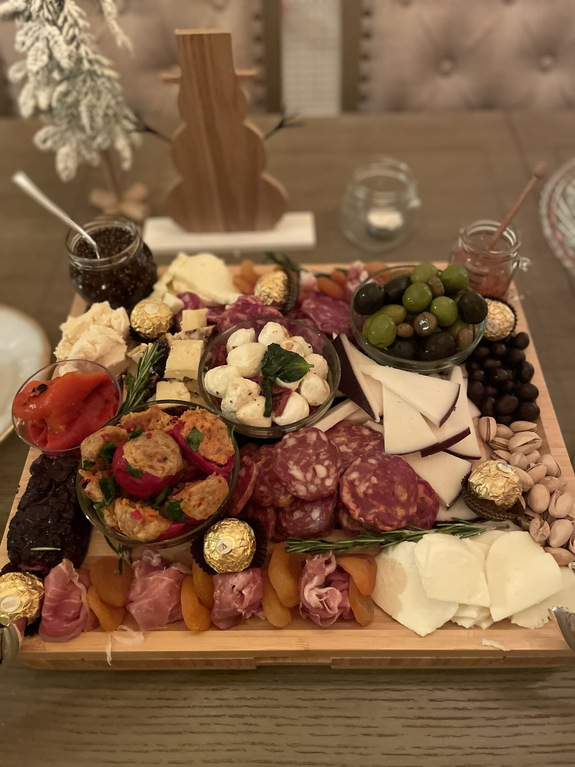 Holiday charcuterie board by Maison Mulrooney